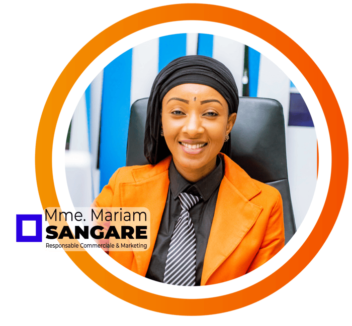 Mariam Sangaré, responsable commerciale et marketing